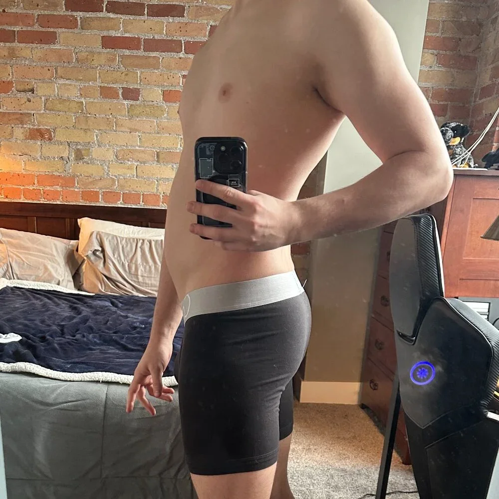 Calvin Klein Steel Men's Boxer Briefs (Black, Medium) - Picture 3 of 4